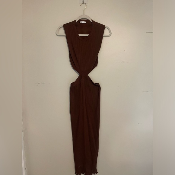 Zara Dresses & Skirts - Zara Chocolate Brown Dress